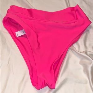 AERIE HIGH CUT CHEEKY BIKINI BOTTOM - NWT